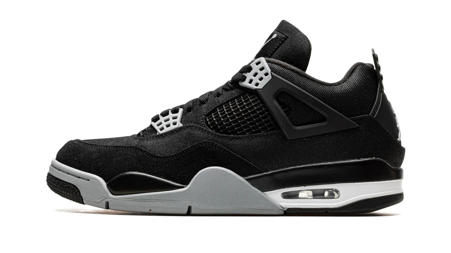 Jordan 4 "Black Canvas"